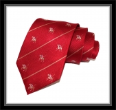 Krawatte - Rot/Polospieler